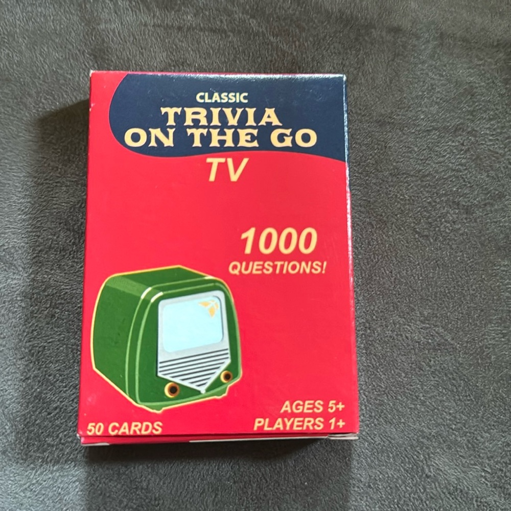 Trivia On the Go Card Game